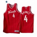 Camisetas NBA Earned Edition Toronto Raptors NO.4 Scottie Barnes Rojo 2022-23