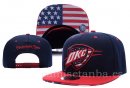 Snapbacks Caps NBA De Oklahoma City Thunder USA Bandera Rojo