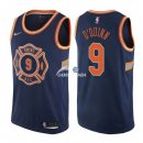 Camisetas NBA de Kyle O'Quinn New York Knicks Nike Azul Ciudad 17/18