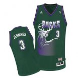 Camisetas NBA de Brandon Jennings Milwaukee Bucks Rev30 Verde