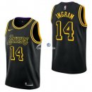 Camisetas NBA de Brandon Ingram Los Angeles Lakers Nike Negro Ciudad 17/18