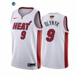 Camisetas NBA Miami Heat Kelly Olynyk 2020 Campeones Finales Blanco Association