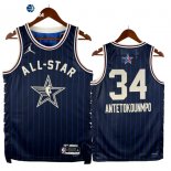 Camisetas NBA 2024 All Star NO.34 Giannis Antetokounmpo Azul