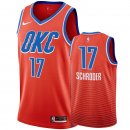 Camisetas NBA De Oklahoma City Thunder Dennis Schroder Naranja Statement 2019-20