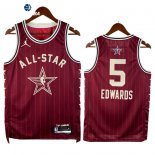 Camisetas NBA 2024 All Star NO.5 Anthony Edwards Rojo