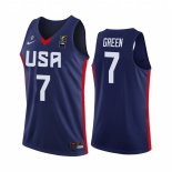 Camisetas Copa Mundial de Baloncesto FIBA 2019 USA Jalen Green Marino