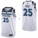 Camisetas NBA de Derrick Rose Minnesota Timberwolves Marino Icon 17/18