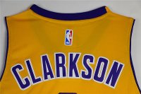 Camisetas NBA de Jordan Clarkson Los Angeles Lakers Amarillo