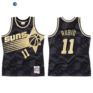 Camisetas NBA Phoenix Suns Ricky Rubio Negro Hardwood Classics