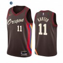 Camiseta NBA de Enes Kanter Portland Trail Blazers Nike Negro Ciudad 2020-21