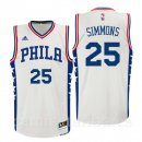 Camisetas NBA de Ben Simmons Philadelphia 76ers Blanco