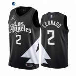 Camisetas NBA Nike Los Angeles Clippers NO.2 Kawhi Leonard Negro Statement 2022-23