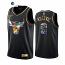 Camisetas NBA de Chicago Bulls Nikola Vucevic Negro Diamante 2021-22