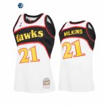 Camisetas NBA Atlanta Hawks Dominique Wilkins Reload 2.0 Blanco Hardwood Classics