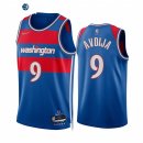 Camisetas NBA Nike Washington Wizards NO.9 Deni Avdija 75th Azul Ciudad 2021-22