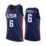 Camisetas Copa Mundial de Baloncesto FIBA 2019 USA Isaac Likekele Marino