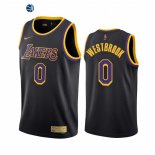 Camisetas NBA Edición ganada Los Angeles Lakers Russell Westbrook Negro 2021