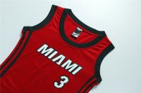 Camisetas NBA Mujer Dwyane Wade Miami Heat Rojo
