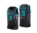 Camiseta NBA Ninos Charlotte Hornets Nicolas Batum Nike Negro Ciudad 18/19