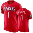 T Shirt NBA New Orleans Pelicans Zion Williamson Rojo Statement