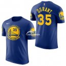 Camisetas NBA de Manga Corta Kevin Durant Golden State Warriors Azul 17/18