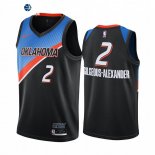 Camiseta NBA de Shai Gilgeous Alexander Oklahoma City Thunder Nike Negro Ciudad 2020-21