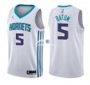 Camisetas NBA de Nicolas Batum Charlotte Hornets Blanco Association 17/18
