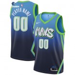 Camisetas NBA Dallas Mavericks Personalizada Azul Ciudad 2020