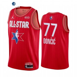 Camisetas NBA de Luka Doncic All Star 2020 Rojo