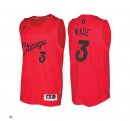 Camisetas NBA Chicago Bulls 2016 Navidad Dwyane Wade Rojo