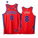 Camisetas NBA de Detroit Pistons Trey Lyles 75th Rojo Ciudad 2021-22