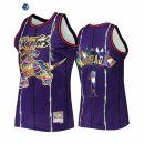 Camisetas NBA Toronto Raptors NO.1 Tracy McGrady 75th Diamante Purpura Throwback 2022