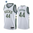 Camisetas NBA de Milwaukee Bucks Justin Jackson Nike Blanco Association 2021