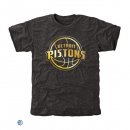 Camisetas NBA Detroit Pistonss Negro Oro