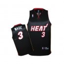 Camisetas de NBA Ninos Miami Heat Wade Negro