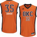 Camisetas NBA de Kevin Durant Oklahoma City Thunder Naranja