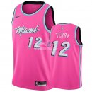 Camisetas NBA Edición Ganada Miami Heat Emanuel Terry Rosa