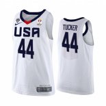 Camisetas Copa Mundial de Baloncesto FIBA 2019 USA P.J. Tucker Blanco