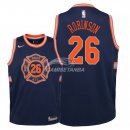 Camisetas de NBA Ninos New York Knicks Mitchell Robinson Nike Marino Ciudad 2018