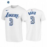 T-Shirt NBA Los Angeles Lakers Anthony Davis Blanco Ciudad 2020-21