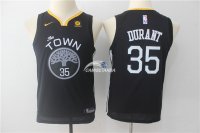 Camiseta NBA Ninos Golden State Warriors Kevin Durant Negro 17/18