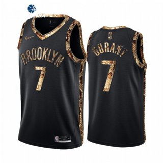 Camisetas NBA de Brooklyn Nets Kevin Durant Piel De Pitón Negro 2021-22