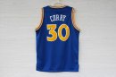 Camisetas NBA de Retro Stephen Curry Golden State Warriors Azul Profundo