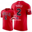 Camisetas NBA de Manga Corta Jabari Parker Chicago Bulls Rojo 17/18