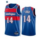Camisetas NBA Nike Washington Wizards NO.14 Isaiah Todd 75th Azul Ciudad 2021-22