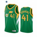 Camisetas NBA Earned Edition Utah Jazz NO.41 Juan Hernangomez Verde 2022
