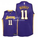 Camisetas de NBA Ninos Los Angeles Lakers Michael Beasley Púrpura Statement 2018