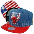 Snapbacks Caps NBA De Chicago Bulls USA Bandera Rojo
