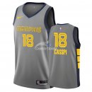 Camisetas NBA de Omri Casspi Memphis Grizzlies Nike Gris Ciudad 18/19