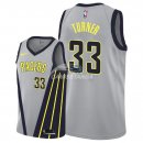 Camisetas NBA de Myles Turner Indiana Pacers Nike Gris Ciudad 18/19